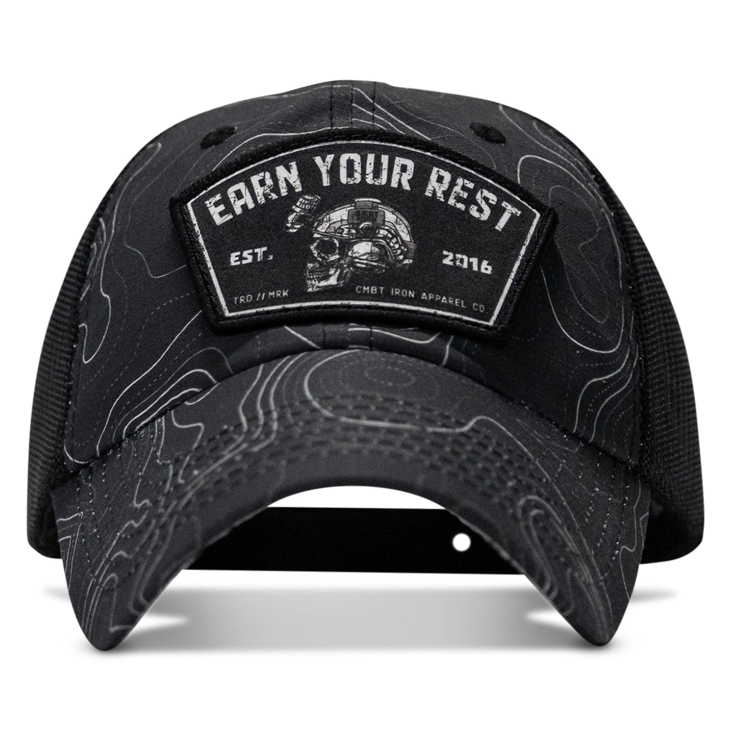 Earn Your Rest Patch Tactical Ripstop Mesh Snapback Hat