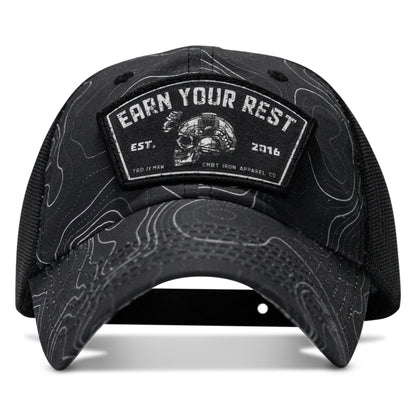 Earn Your Rest Patch Tactical Ripstop Mesh Snapback Hat