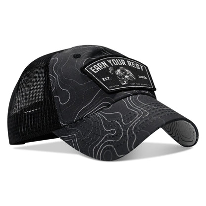 Earn Your Rest Patch Tactical Ripstop Mesh Snapback Hat