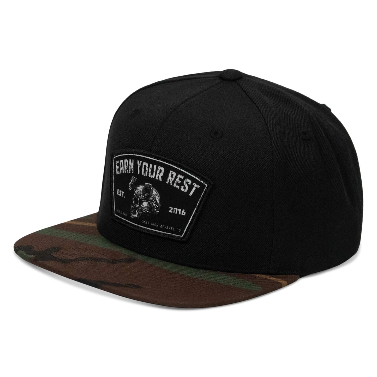 Earn Your Rest Flatbill SnapBack Hat