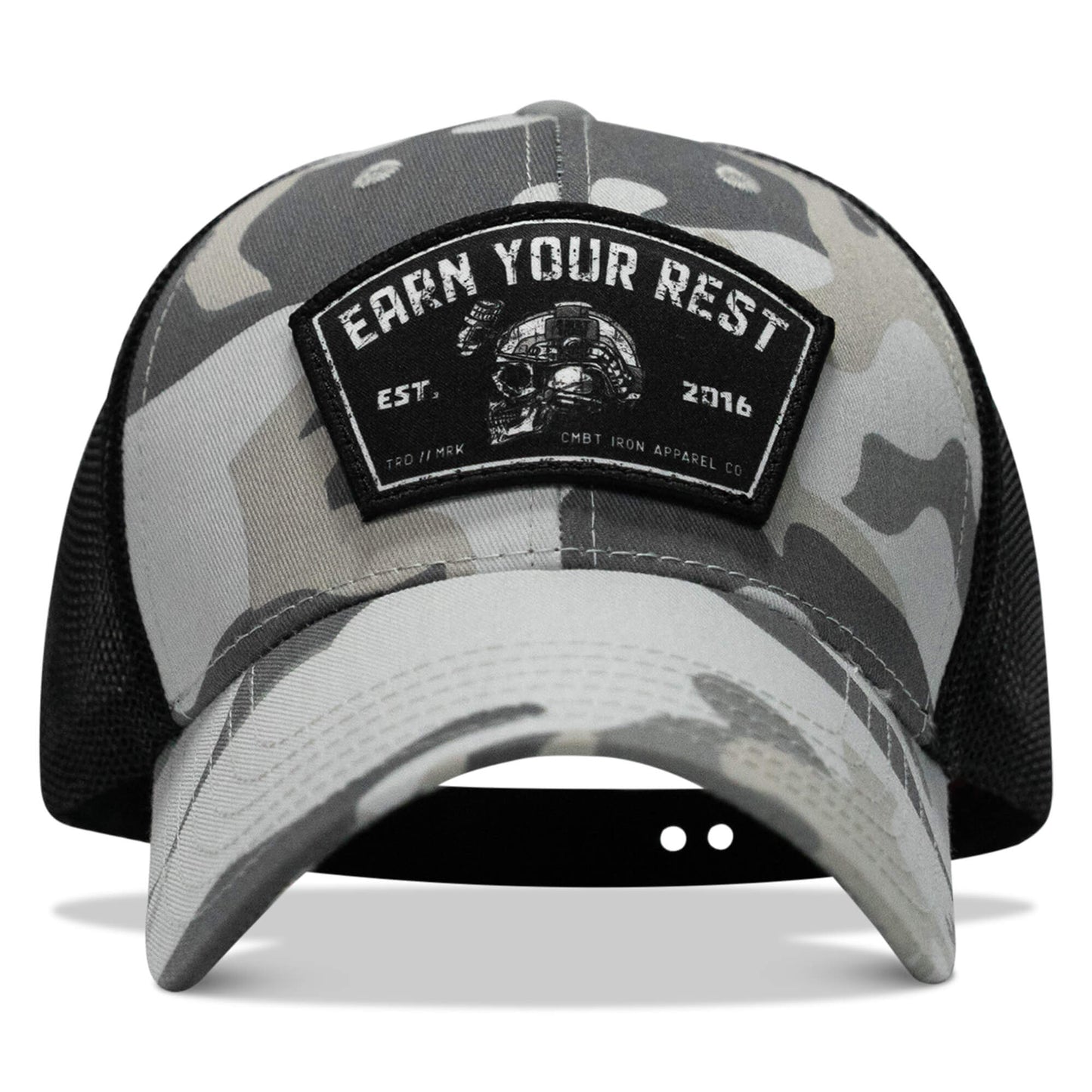 Earn Your Rest Patch Snapback Hat