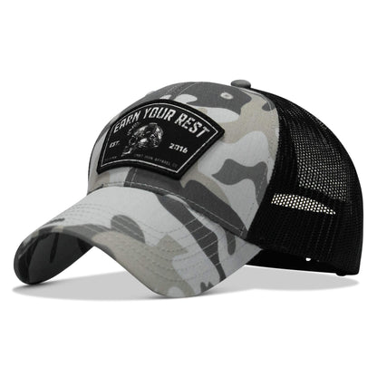 Earn Your Rest Patch Snapback Hat