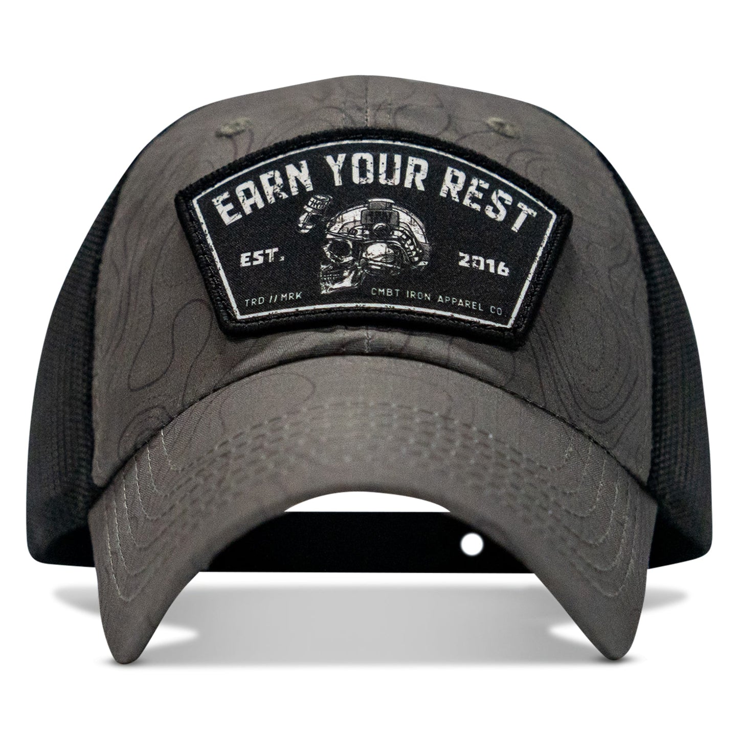 Earn Your Rest Patch Tactical Ripstop Mesh Snapback Hat