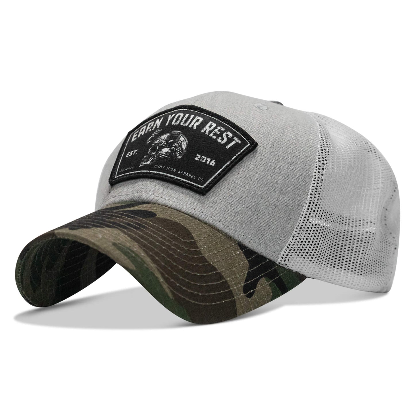 Earn Your Rest Patch Snapback Hat