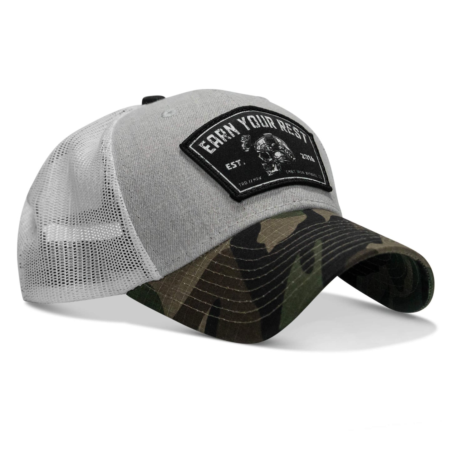 Earn Your Rest Patch Original Ripstop Snapback Hat