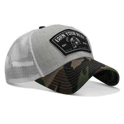 Earn Your Rest Patch Snapback Hat