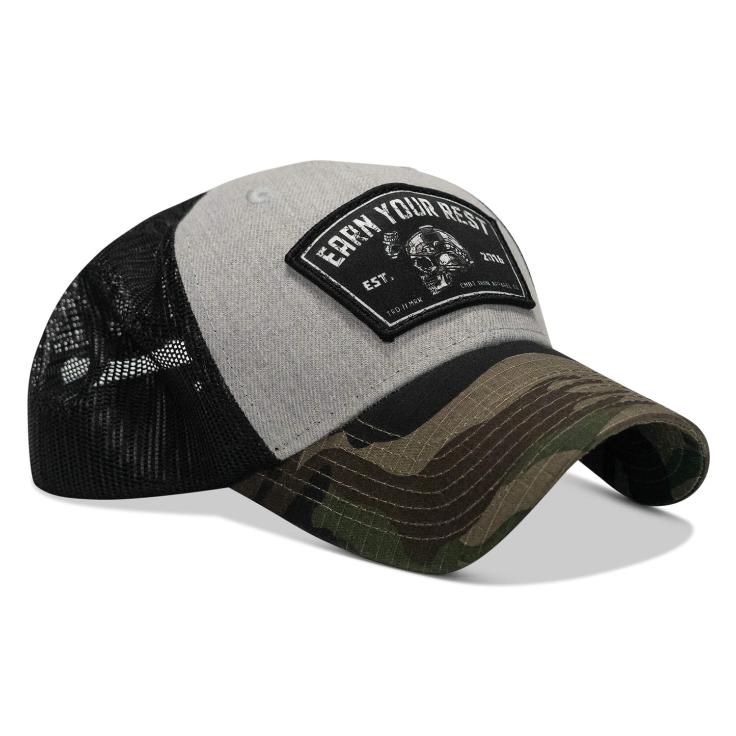Earn Your Rest Patch Original Ripstop Snapback Hat