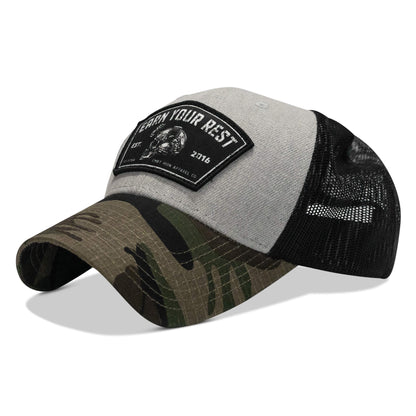 Earn Your Rest Patch Snapback Hat