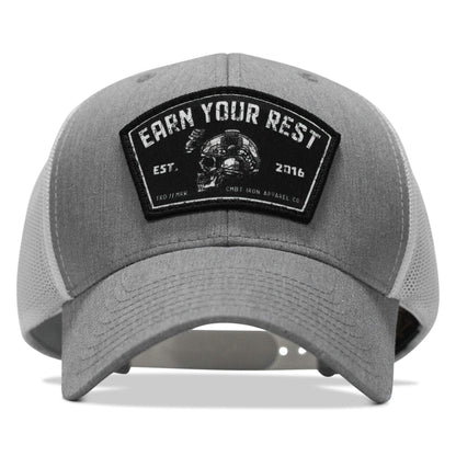 Earn Your Rest Patch Snapback Hat