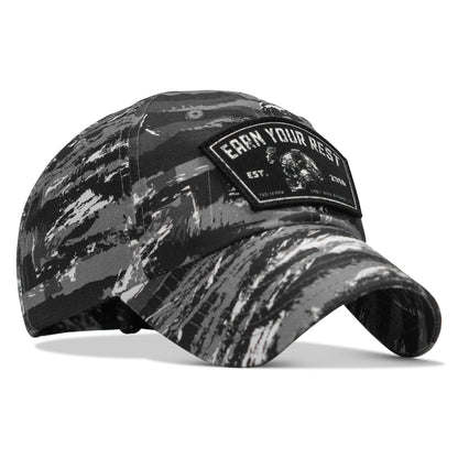 Earn Your Rest Patch Tactical Ripstop Mesh Snapback Hat