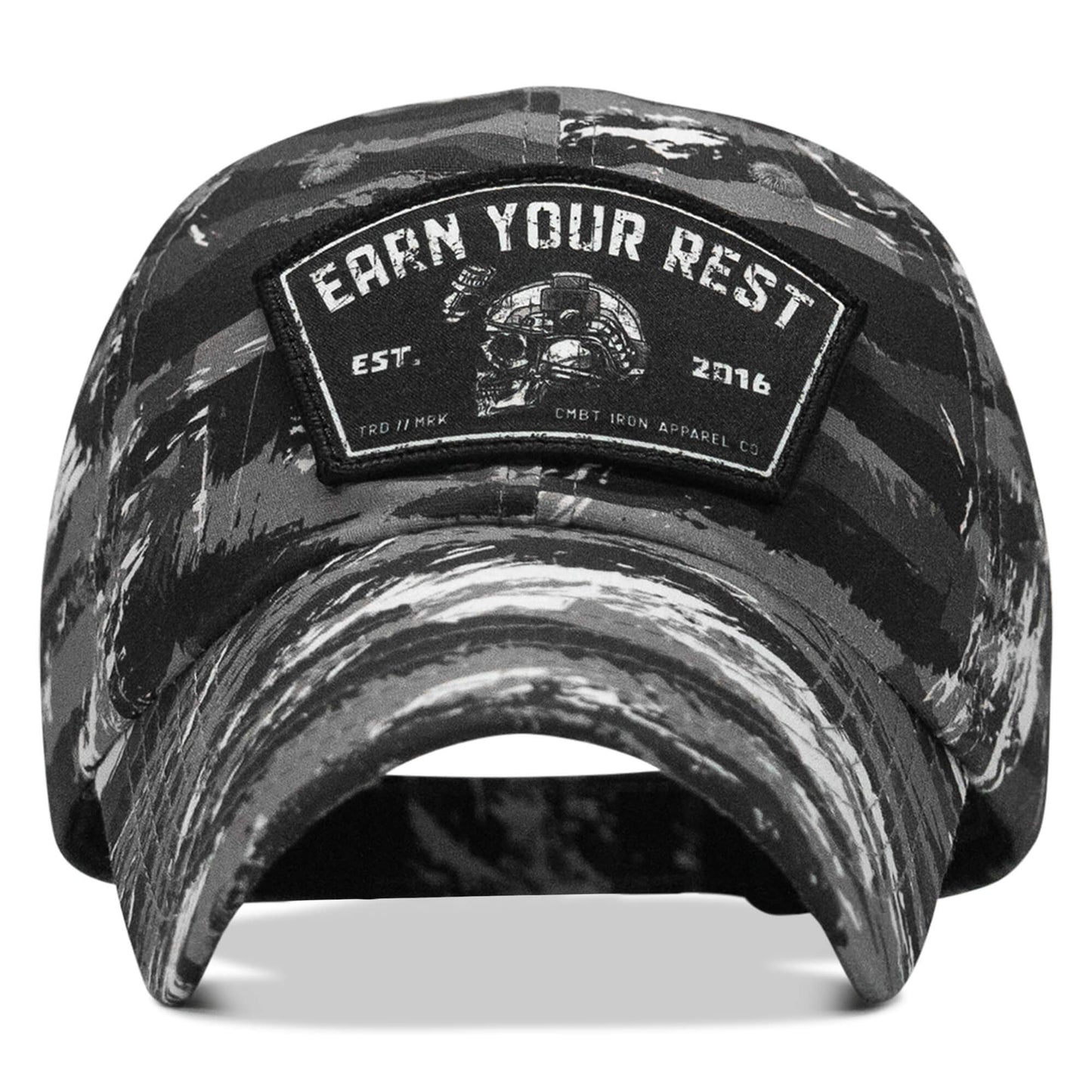 Earn Your Rest Patch Tactical Ripstop Mesh Snapback Hat