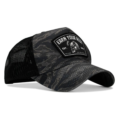 Earn Your Rest Patch Five Panel Breacher Snapback Hat
