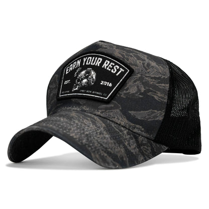 Earn Your Rest Patch Five Panel Breacher Snapback Hat