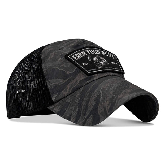 Earn Your Rest Patch Tactical Ripstop Mesh Snapback Hat