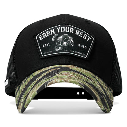 Earn Your Rest Patch Original Ripstop Snapback Hat