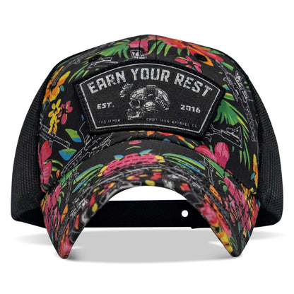 Earn Your Rest Patch Tactical Ripstop Mesh Snapback Hat