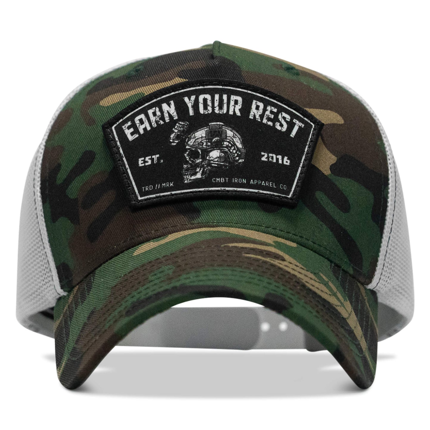 Earn Your Rest Patch Snapback Hat
