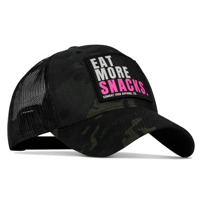 Eat More Snacks Patch Snapback Hat