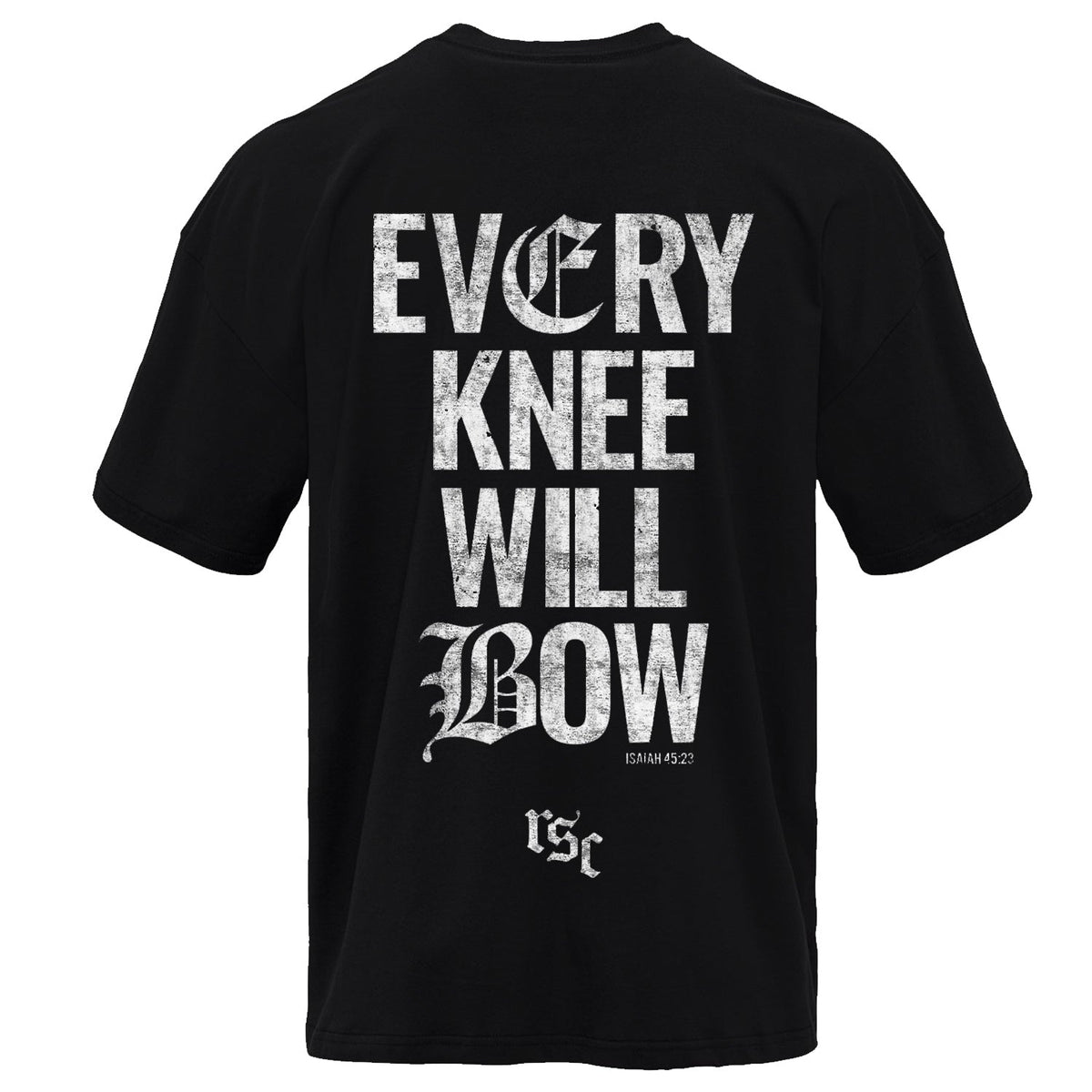 Every Knee Will Bow Men's Heavyweight T-Shirt