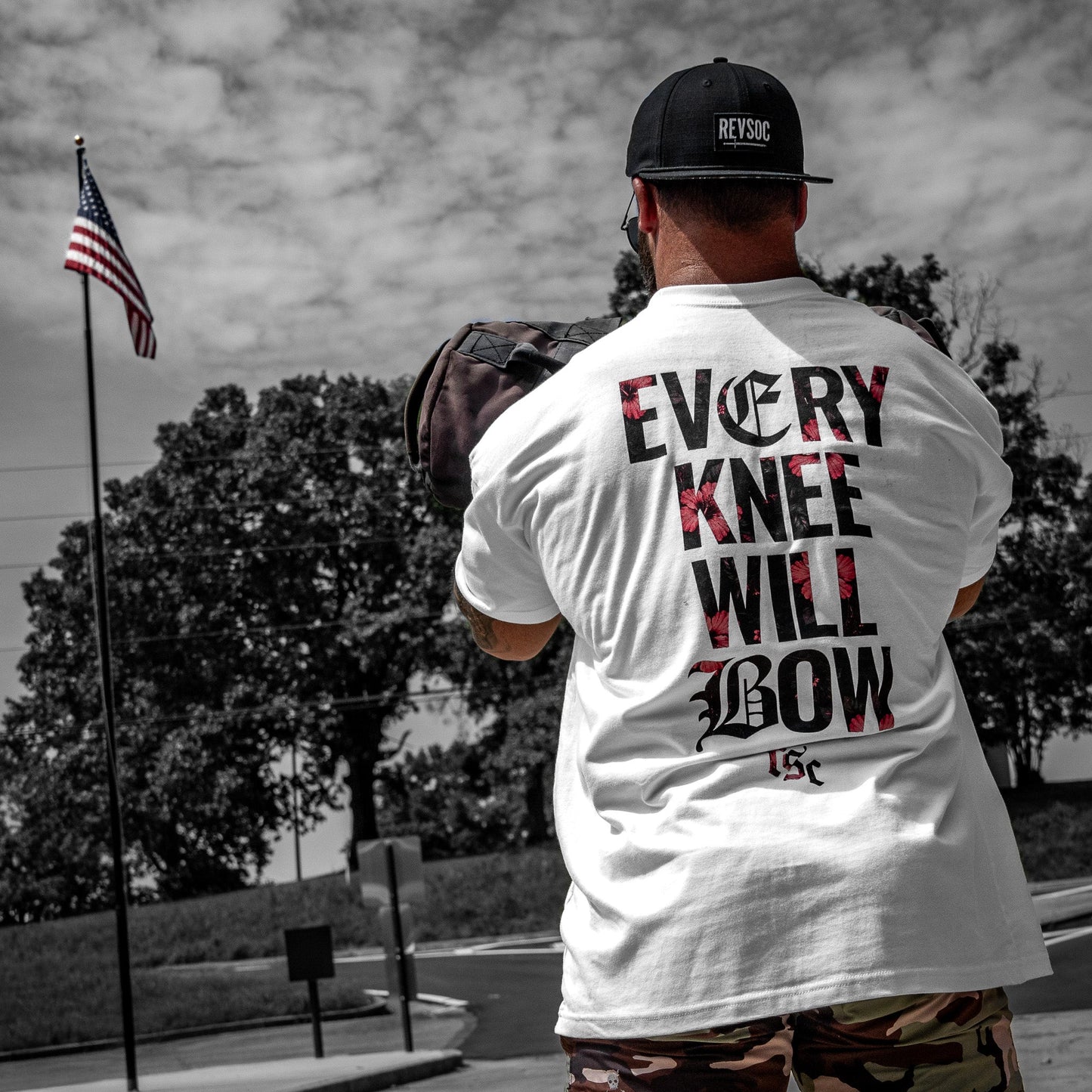 Every Knee Will Bow Men's Heavyweight T-Shirt