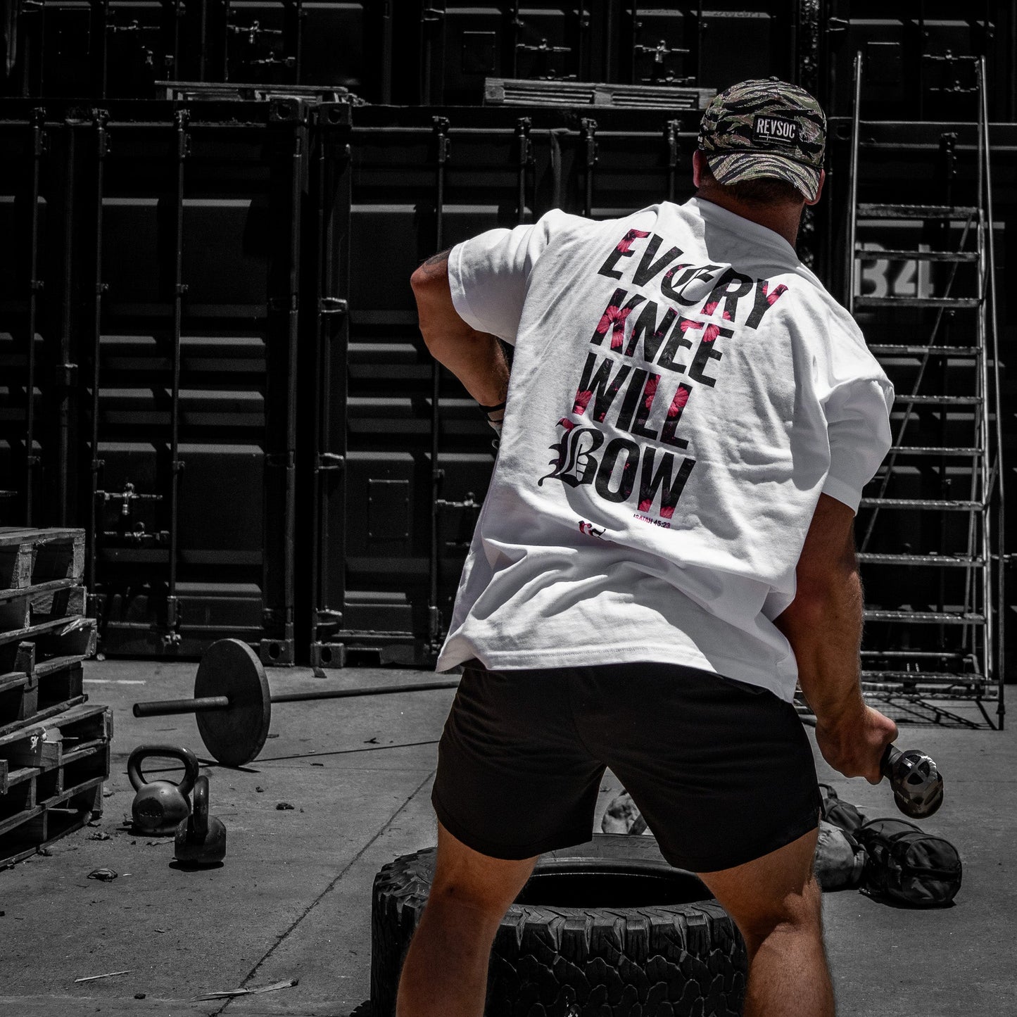 Every Knee Will Bow Men's Heavyweight T-Shirt