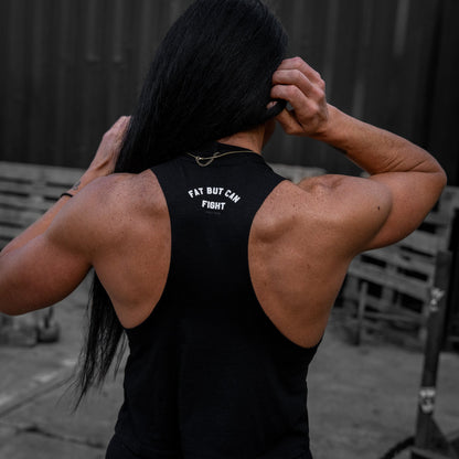 Fat But Can Fight Women's Tank Crop Top