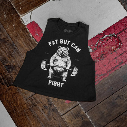 Fat But Can Fight Women's Tank Crop Top