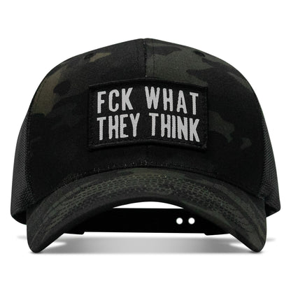 FCK What They Think Patch Snapback Hat