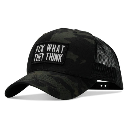 FCK What They Think Patch Snapback Hat