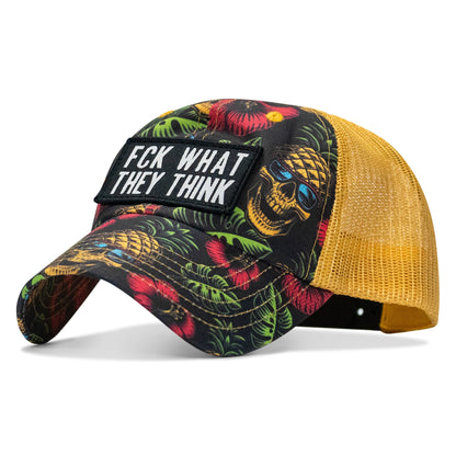 Fck What They Think Patch Tactical Ripstop Mesh Snapback Hat
