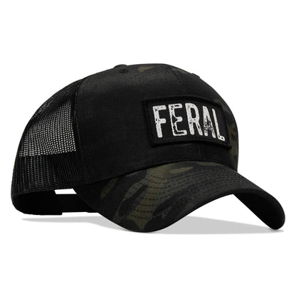 Feral Vintaged Patch Snapback Hat