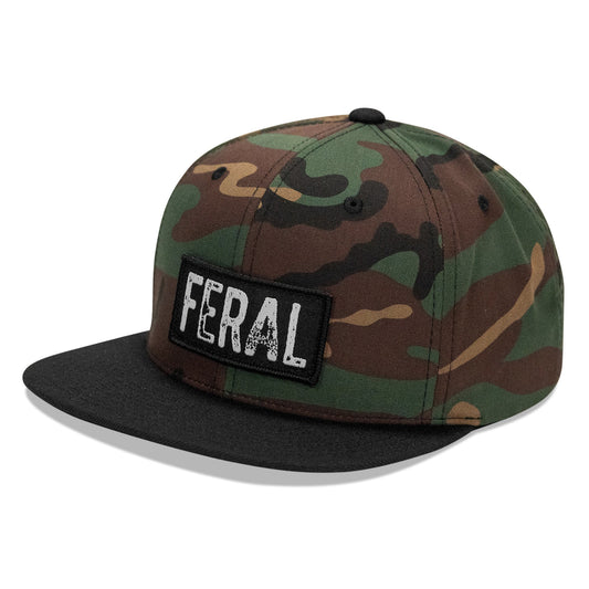 FERAL Patch Flatbill Snapback Hat