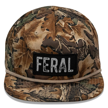 FERAL Patch Flatbill Snapback Hat