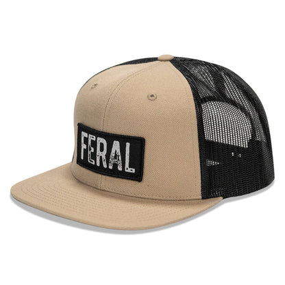 FERAL Patch Flatbill Snapback Hat
