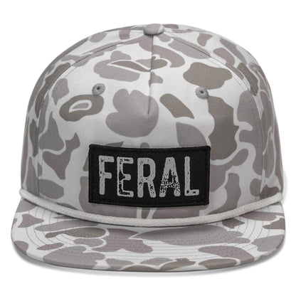 FERAL Patch Flatbill Snapback Hat