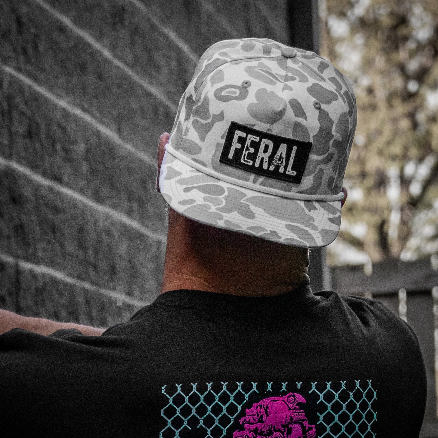 FERAL Patch Flatbill Snapback Hat
