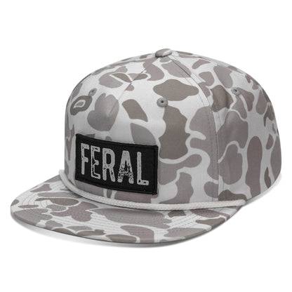 FERAL Patch Flatbill Snapback Hat