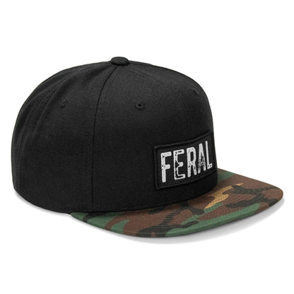 FERAL Patch Flatbill Snapback Hat