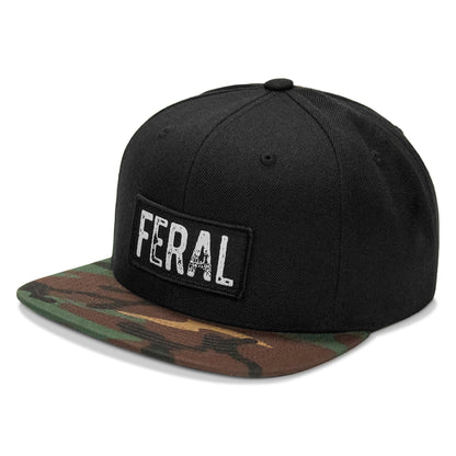 FERAL Patch Flatbill Snapback Hat