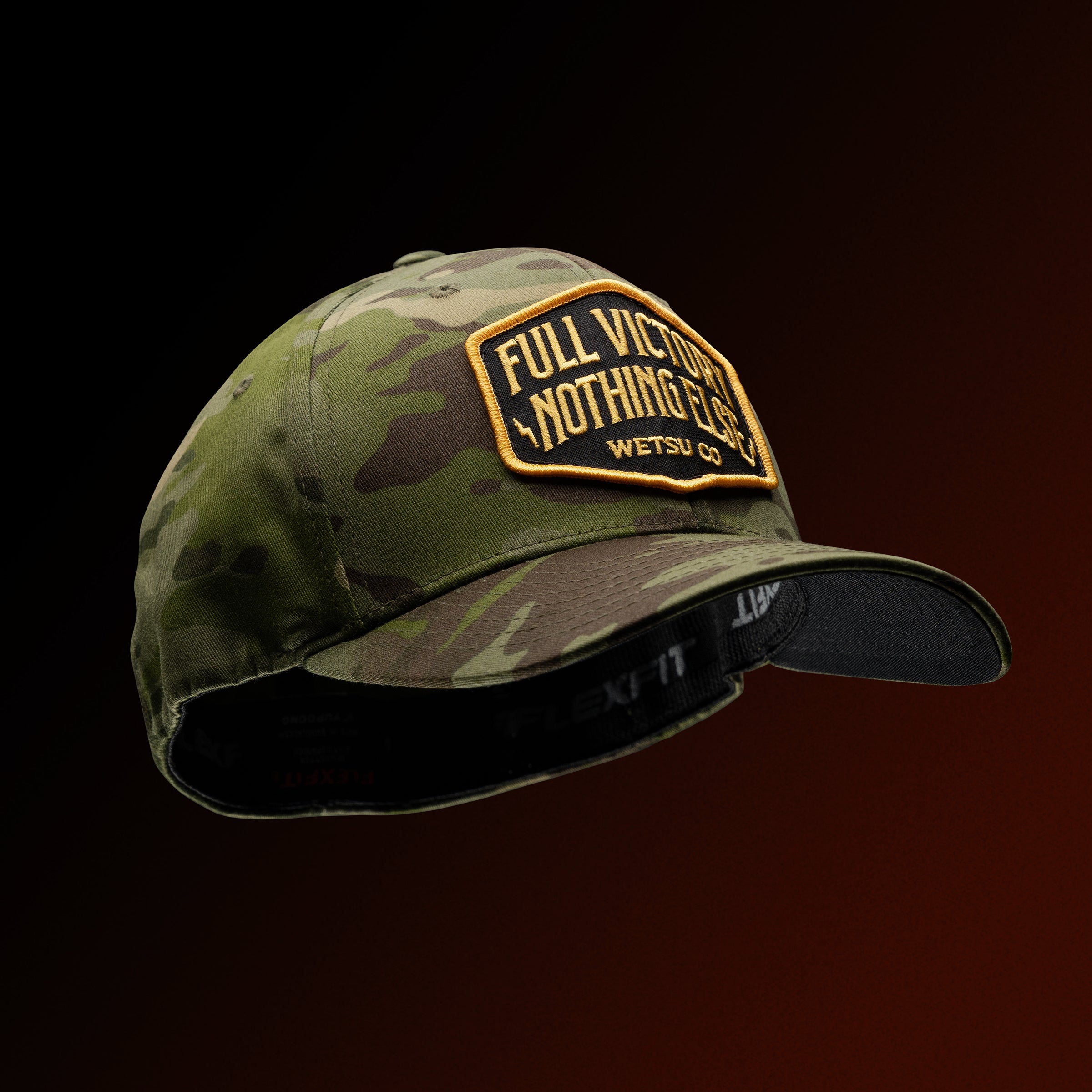 Full Victory Shield Patch Flexfit Hat – WETSU Company