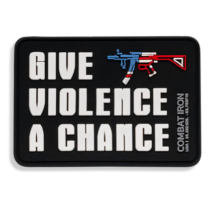 Give Violence A Chance PVC Patch