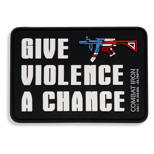 Give Violence A Chance PVC Patch