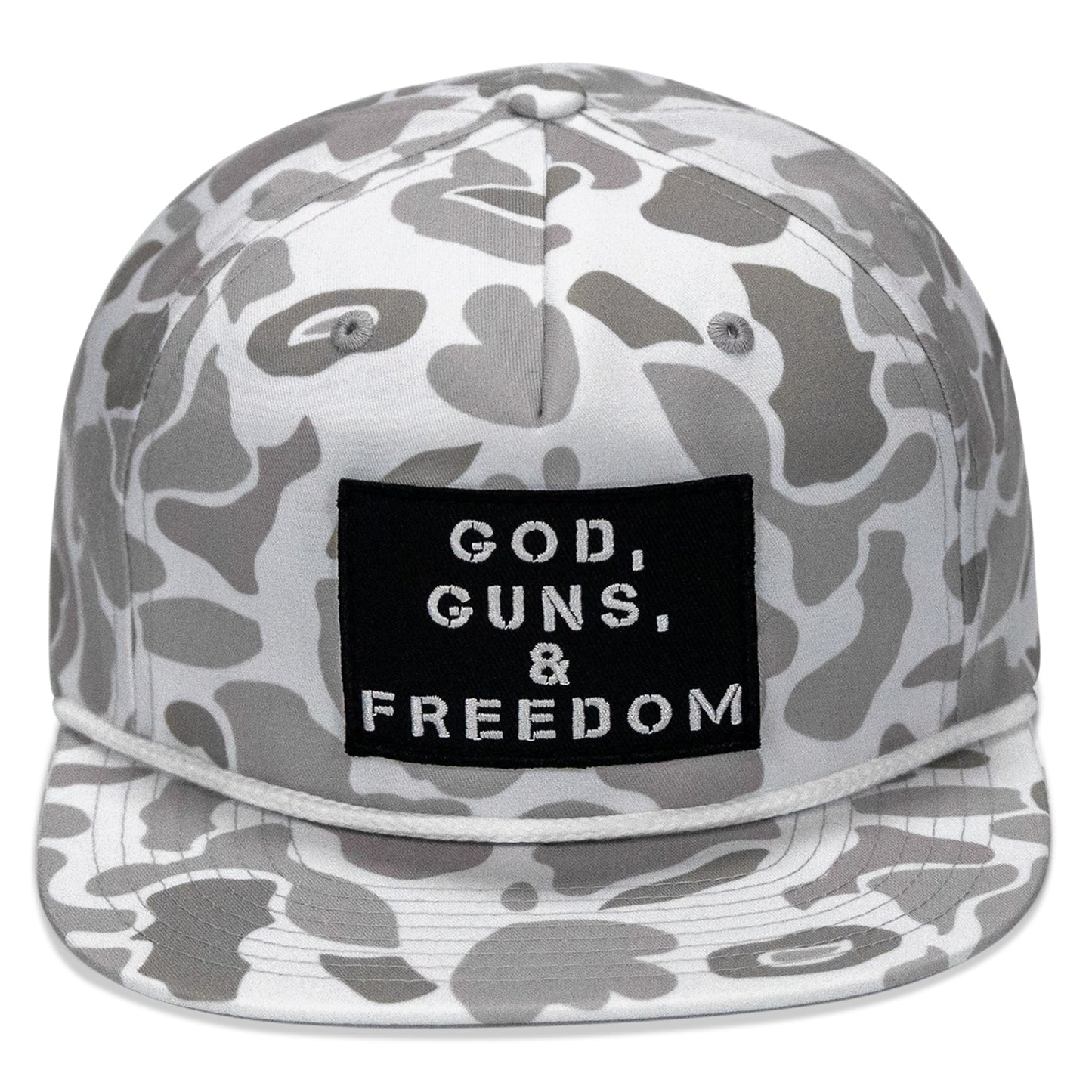 God, Guns, & Freedom Patch Flatbill Hat