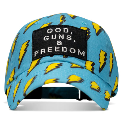 Ripstop God, Guns and Freedom Lifestyle Patch Low Profile Hat