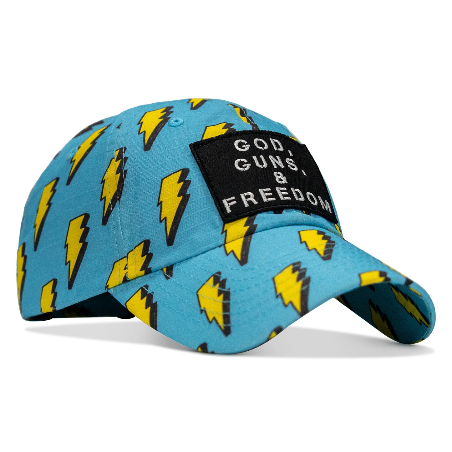 Ripstop God, Guns and Freedom Lifestyle Patch Low Profile Hat