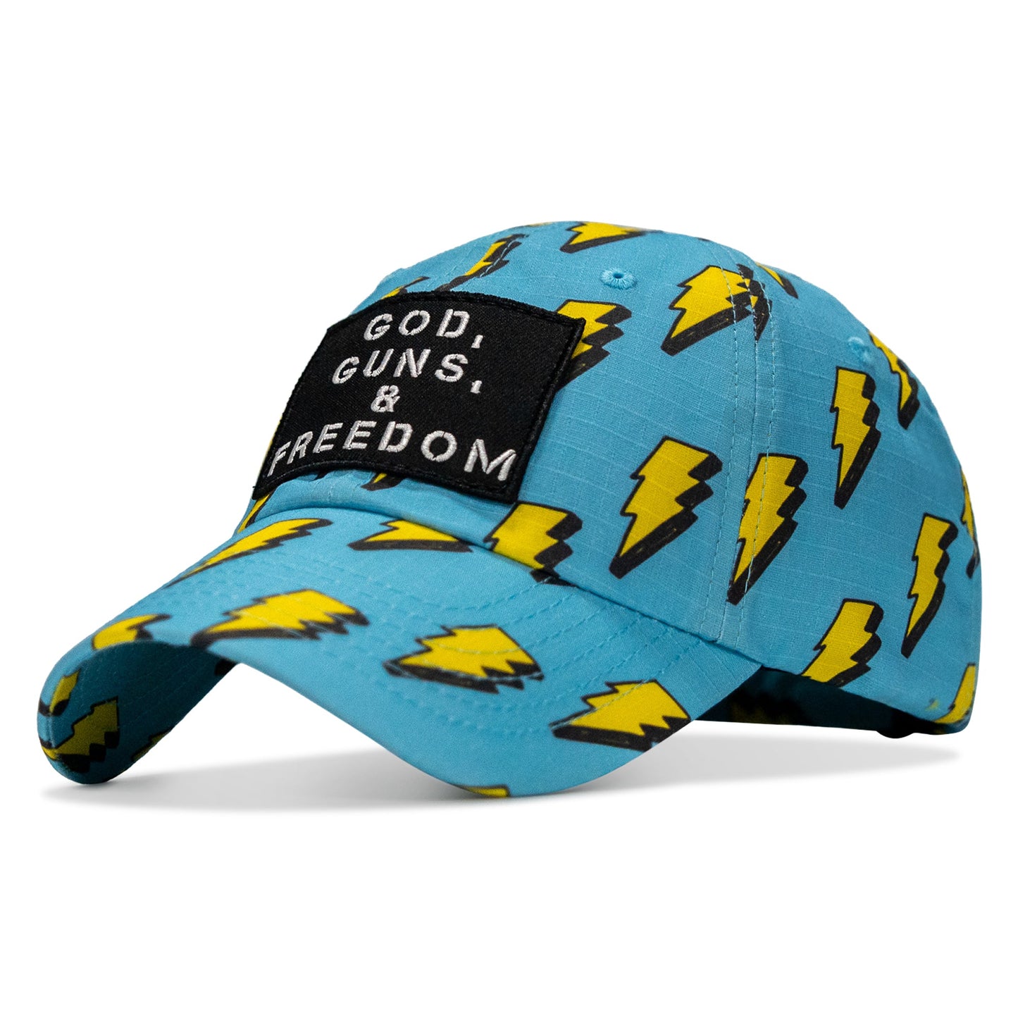 Ripstop God, Guns and Freedom Lifestyle Patch Low Profile Hat