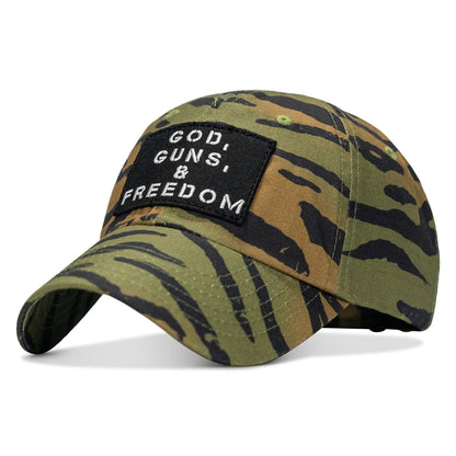 Ripstop God, Guns and Freedom Lifestyle Patch Low Profile Hat