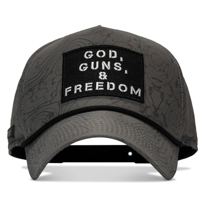 God, Guns, And Freedom Patch Weekender Snapback Hat
