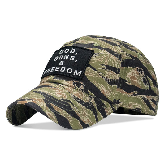 Ripstop God, Guns and Freedom Lifestyle Patch Low Profile Hat