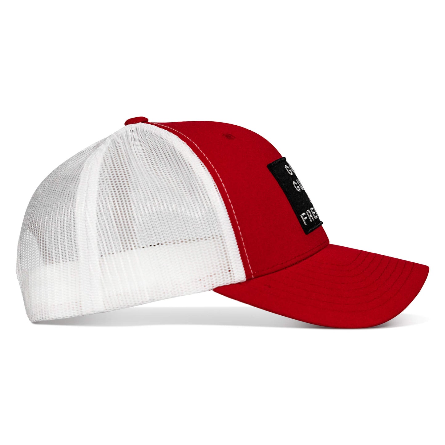 God, Guns, And Freedom Patch Mid-Profile Mesh Snapback Hat